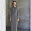 Grey Metallic Lurex Dress - Image 6