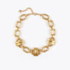 Chunky Gold Beatle Necklace - Image 5