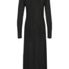 Black Crochet Maxidress with Long Sleeve - Image 5
