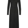 Black Crochet Maxidress with Long Sleeve - Image 6
