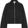 Black Padded Nylon Jacket - Image 4
