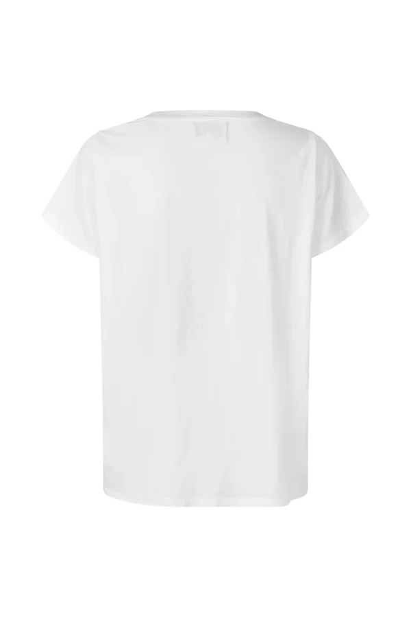 White Cotton Leopard T-Shirt - Image 3
