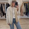 Biscuit & Vanilla Reversible Thinsulate Bomber Jacket - Image 8