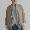 Biscuit & Vanilla Reversible Thinsulate Bomber Jacket - Image 3