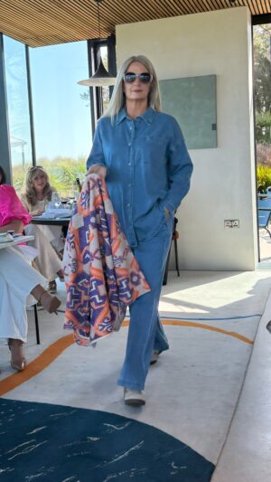 Denim Mid Blue Chino-Style Jeans