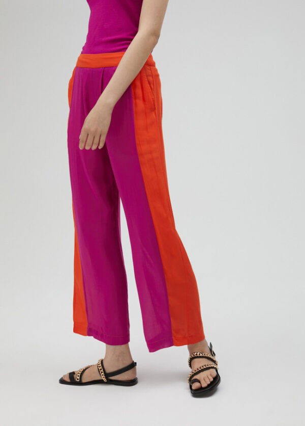 Fuchsia & Orange Short-Sleeved Top - Image 6