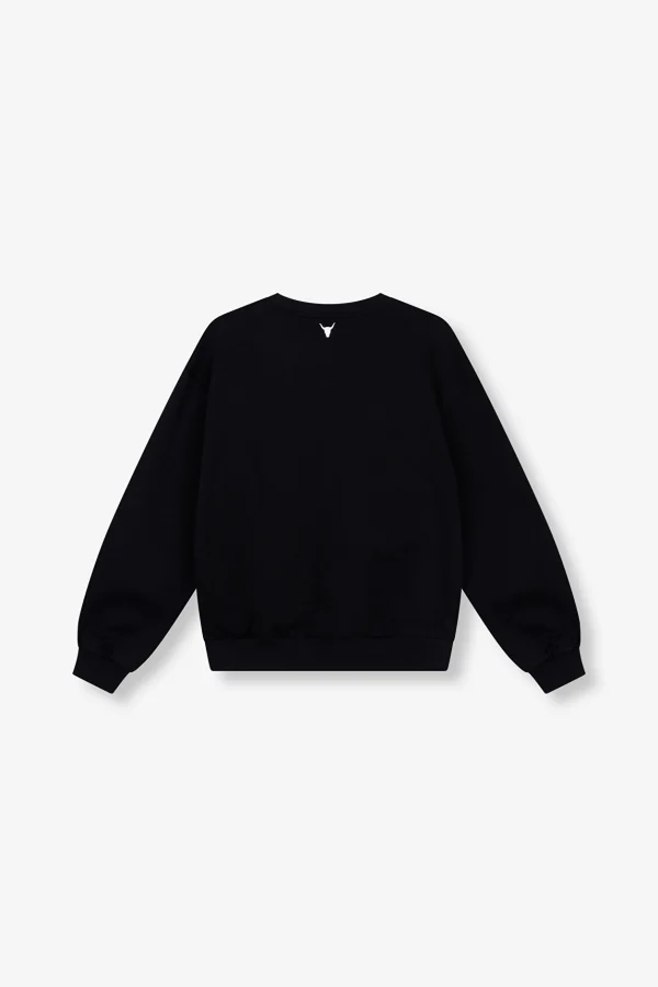Black Sweatshirt with Slogan 'Vol 3' - Image 3