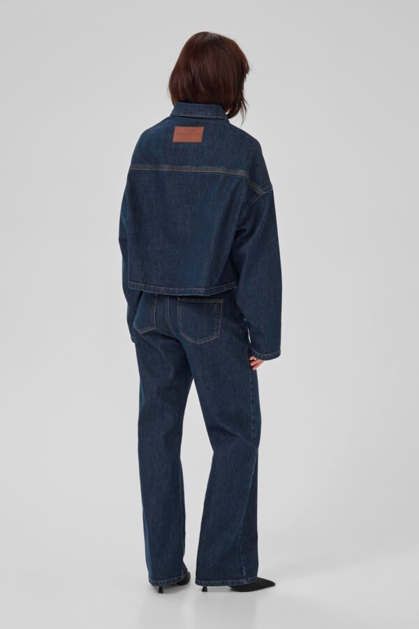 Indigo Denim High-Waisted Jeans - Image 3