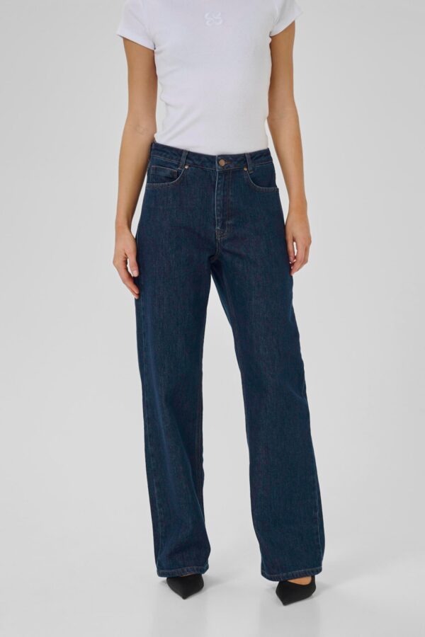 Indigo Denim High-Waisted Jeans - Image 4